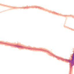 Night-time road noise heatmap for SW15 1AE