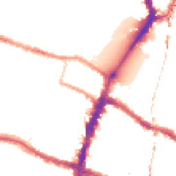 Night-time road noise heatmap for SW15 1AT