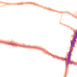 Night-time road noise heatmap for SW15 1AW