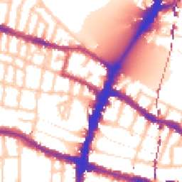 Daytime road noise heatmap for SW15 1AX