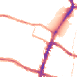 Night-time road noise heatmap for SW15 1AY