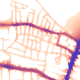 Daytime road noise heatmap for SW15 1BA