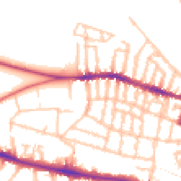 Daytime road noise heatmap for SW15 1BE