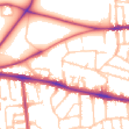 Daytime road noise heatmap for SW15 1BW