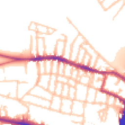 Daytime road noise heatmap for SW15 1DE