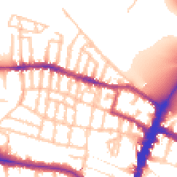 Daytime road noise heatmap for SW15 1DJ