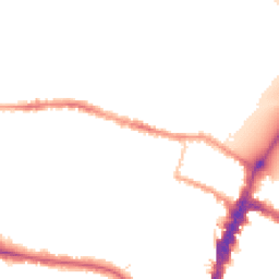 Night-time road noise heatmap for SW15 1DJ