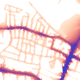 Daytime road noise heatmap for SW15 1DL