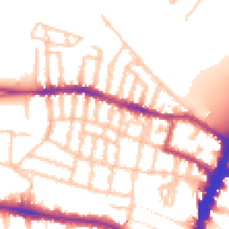 Daytime road noise heatmap for SW15 1DS