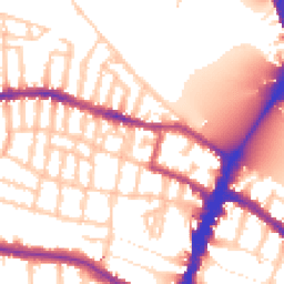 Daytime road noise heatmap for SW15 1EB