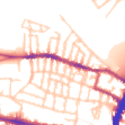 Daytime road noise heatmap for SW15 1EZ