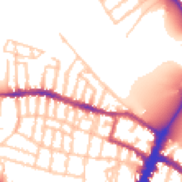 Daytime road noise heatmap for SW15 1JX