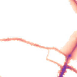 Night-time road noise heatmap for SW15 1JX