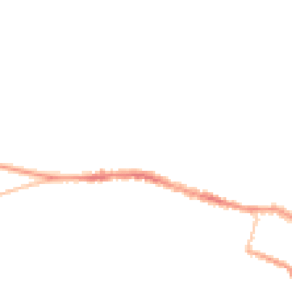 Night-time road noise heatmap for SW15 1LT