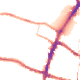 Night-time road noise heatmap for SW15 1NP