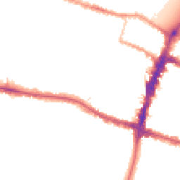 Night-time road noise heatmap for SW15 1PJ