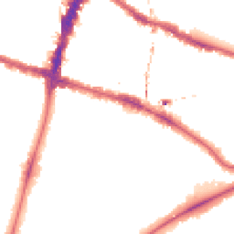 Night-time road noise heatmap for SW15 2AQ