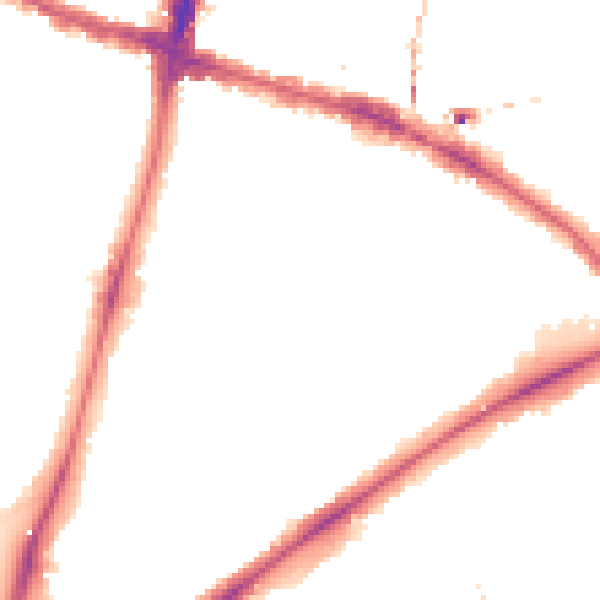 Night-time road noise heatmap for SW15 2DA