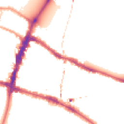 Night-time road noise heatmap for SW15 2EH