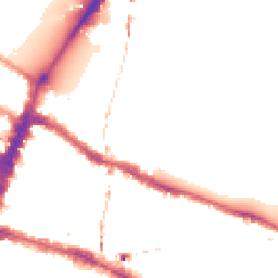 Night-time road noise heatmap for SW15 2NU