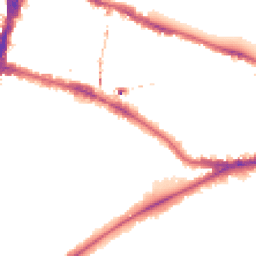 Night-time road noise heatmap for SW15 2QQ