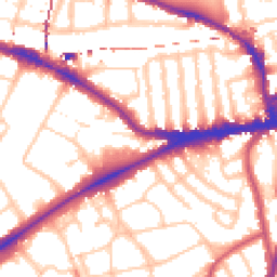 Daytime road noise heatmap for SW15 2RF