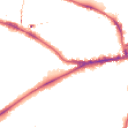 Night-time road noise heatmap for SW15 2RF