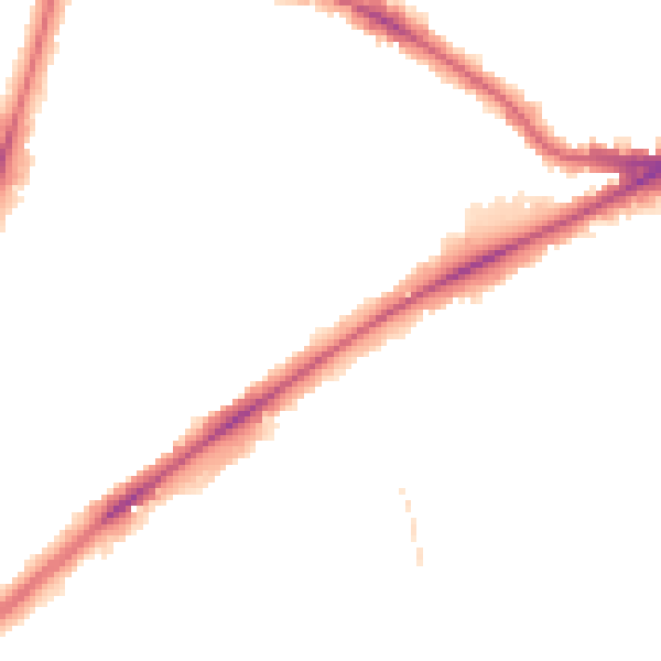 Night-time road noise heatmap for SW15 2UE
