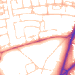 Daytime road noise heatmap for SW15 3DB