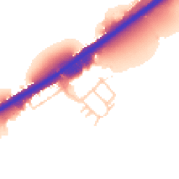 Daytime road noise heatmap for SW15 3EB