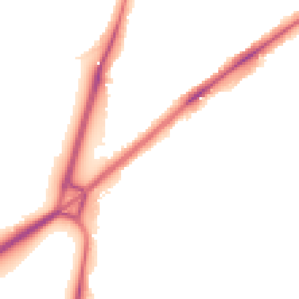 Night-time road noise heatmap for SW15 3HY