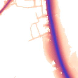Daytime road noise heatmap for SW15 3QH