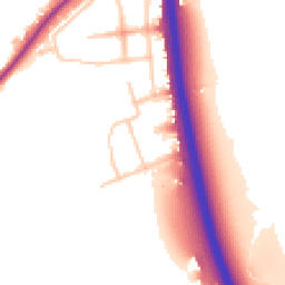 Daytime road noise heatmap for SW15 3QW