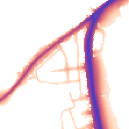 Daytime road noise heatmap for SW15 3RD