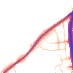 Daytime road noise heatmap for SW15 3RL
