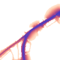 Daytime road noise heatmap for SW15 3RT