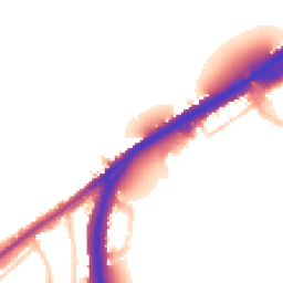 Daytime road noise heatmap for SW15 3RU