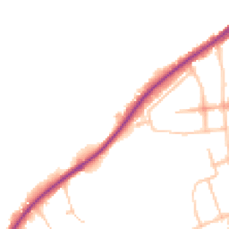 Daytime road noise heatmap for SW15 3SD