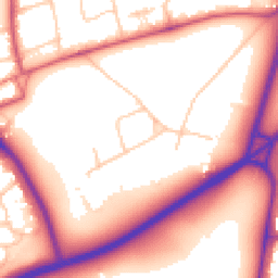Daytime road noise heatmap for SW15 3TG