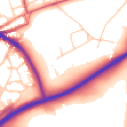 Daytime road noise heatmap for SW15 3TL