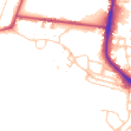 Daytime road noise heatmap for SW15 4ET