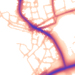 Daytime road noise heatmap for SW15 4JQ