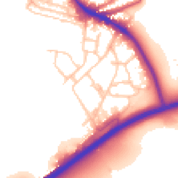 Daytime road noise heatmap for SW15 4LW