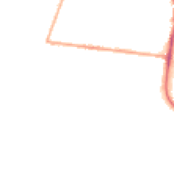 Night-time road noise heatmap for SW15 4PJ