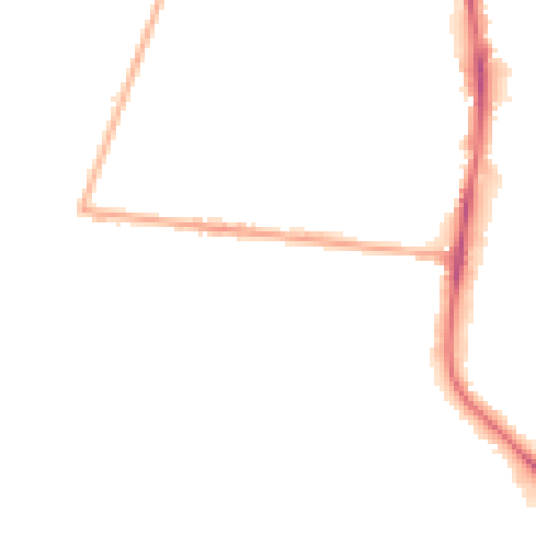 Night-time road noise heatmap for SW15 4QD
