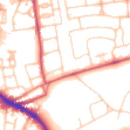 Daytime road noise heatmap for SW15 5DF