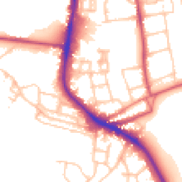 Daytime road noise heatmap for SW15 5DR