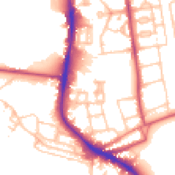 Daytime road noise heatmap for SW15 5DY