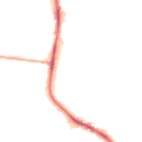 Night-time road noise heatmap for SW15 5DY