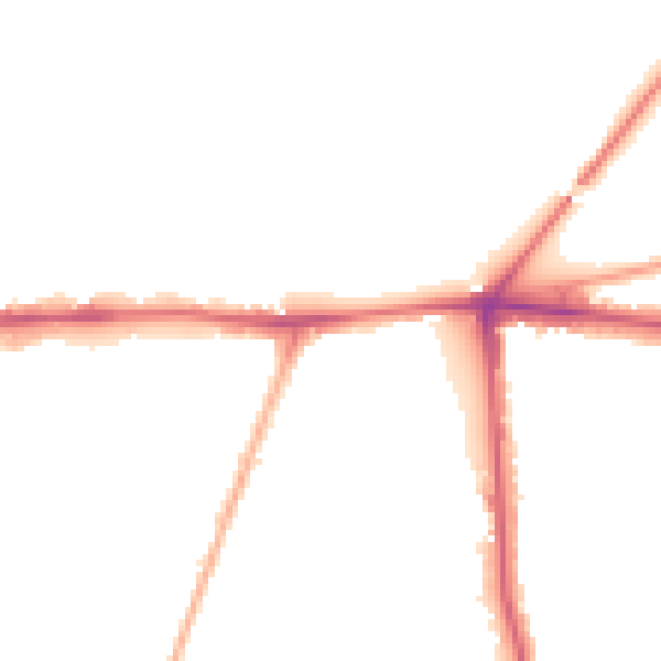 Night-time road noise heatmap for SW15 5FA